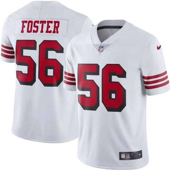 Men San Francisco 49ers #56 Reuben Foster Nike White Color Rush Player Limited NFL Jersey->san francisco 49ers->NFL Jersey